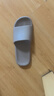 京东京造【抗菌皮纹拖】eva软弹家居防臭浴室新款拖鞋男士 灰褐色 40-41 实拍图