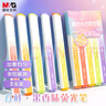 晨光(M&G)文具5色果香荧光笔套装 彩色单头记号笔 考试重点标记笔 方杆易握学生手绘手账笔AHMU1608 实拍图