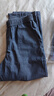 优衣库女装棉质牛仔舒适九分裤/水洗产品休闲百搭478995 473801 478995/67海蓝色 XL 实拍图