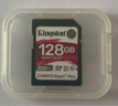 金士顿（Kingston）128GB SD存储卡 U3 V90 8K 相机内存卡 高速sd卡大卡 读速300MB/s 写速260MB/s 实拍图