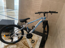 凤凰（Phoenix）山地自行车成人男女学生青少年减震变速越野公路通勤车山地车 24寸白蓝辐条轮 24速数字指拨（前中后全轴承） 实拍图