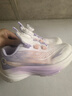 回力童鞋儿童运动鞋2025秋季新款女童旋钮透气校园老爹鞋学生休闲鞋子 紫粉色 -1642 30 实拍图