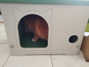 华元宠具（hoopet）猫房子猫窝封闭式宠物窝狗窝可拆洗室内外防水猫咪窝户外别墅猫屋 【爆款推荐】防风挡雨猫咪房子 实拍图