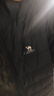 骆驼（CAMEL）轻薄羽绒服男防泼水90%绒子立领外套 J1W2PLN140B 尊贵蓝 XL 实拍图