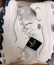 斯凯奇（Skechers）女鞋小白熊女士休闲鞋子厚底增高百搭运动软底老爹鞋女99999863 白色/海军蓝色/WNV 37.5 实拍图