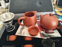 藏壶天下正宗宜兴原矿朱泥西施紫砂壶小容量纯手工茶壶茶具家用泡茶壶 一壶四杯+公杯套装 220ml 实拍图