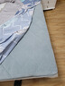 水星家纺床垫乐肤绒加厚软床垫保暖吸湿床垫子可折叠床褥1.8米床 素灰色 实拍图