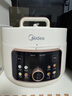 美的（Midea）【国家补贴】鸳鸯分格电压力锅4L家用高压饭锅双胆3-6人 全自动智能预约开盖炖煮煲汤MY-4KK05饭煲 实拍图