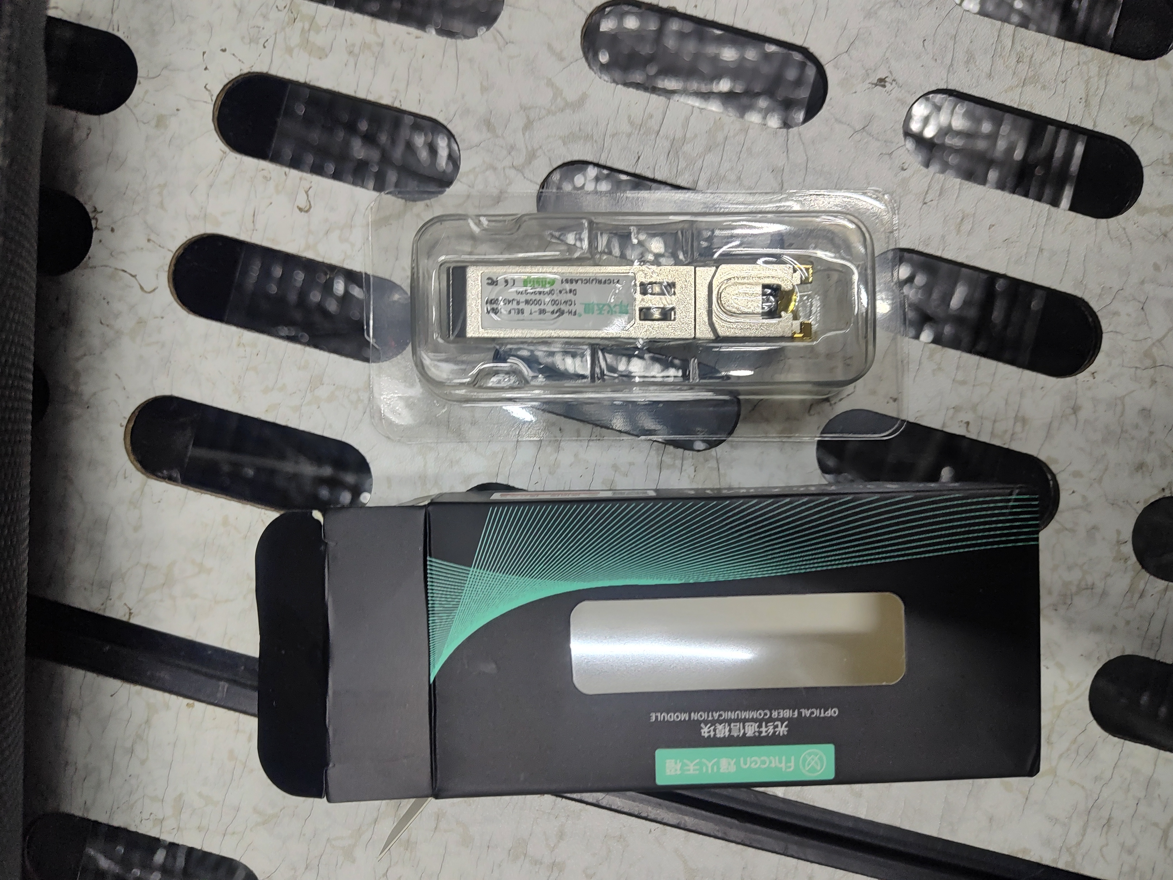 烽火天橙SFP电口模块 1.25G自适应千兆光口转电口模块RJ45网口传输100米FH-SFP-GE-T/SELF-100M1支 实拍图