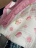 棉加加（Cotton++）纱布浴巾6层婴儿纯棉宝宝全棉100%新生儿童3-6-12岁洗澡包被裹巾 桃兔粉【a类6层一体超柔110*110 cm拉伸尺寸 实拍图