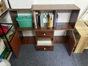 礼想木实木芯书柜储物柜一体靠墙收纳柜客厅储物矮柜卧室床边柜家用书柜 【家装板材】胡桃色105 实拍图