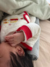 巴拉巴拉婴儿连体衣新生儿满月爬服2025冬夹棉加厚萌宝宝衣服208425133201 实拍图
