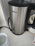 美的（Midea）电热水壶家用1.7L大容量烧水壶双钢防烫防干烧煮水壶316不锈钢内胆电水壶泡茶壶 政府补贴PJ17A01 实拍图