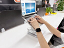 Rtako【新三层丨可站立办公】笔记本电脑支架散热升降立式悬空平板桌面增高架华为游戏本苹果MAC联想 升级三层【站坐两用】56cm高度丨银 720度旋转稳固不晃动 晒单实拍图