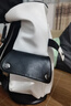 犀统（XITonG）双肩包男休闲商务背包时尚大容量旅行包电脑包初中高中大学生书包 黑白色 实拍图