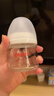 贝亲【新生儿第一个奶瓶】玻璃奶瓶宽口径奶瓶80ml SS号奶嘴 0月+ 实拍图