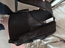 JINSHIWQ双肩包男大容量商务旅行背包登山书包电脑包黑色 升级加大号 实拍图
