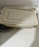 云蕾一次性饭盒带盖餐具食品级可降解快餐打包加厚可微波 实拍图