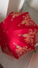 左都（ZUODU）加大长柄婚伞红色伞结婚新娘雨伞双层刺绣伴娘伞喜伞嫁娶结婚礼物 实拍图