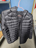 京东京造穿山甲轻薄羽绒服 连帽白鸭绒户外秋冬外套短款男 黑色 L 实拍图