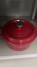 苏泊尔SUPOR 珐琅锅汤锅22cm铸铁锅炖锅酒红ET22MF01-R  实拍图