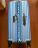 新秀丽（Samsonite）行李箱25英寸拉杆箱竖条纹大容量旅行箱包托运密码箱蓝色GU9 实拍图