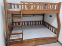 临稚胡桃木 儿童上下床实木高低床双层床上下铺床两层木床子母床 爬梯款 上铺宽1.3米下铺宽1.5米 实拍图