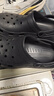 名创优品（MINISO）洞洞鞋男夏季外穿沙滩凉鞋防滑厚底踩屎感包头凉拖鞋黑色42-43 实拍图