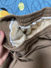 罗蒙（ROMON）休闲裤男直筒加绒保暖秋冬休闲舒适灯芯绒休闲长裤男6610R黑色L 实拍图