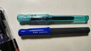 百乐（PILOT）Kakuno笑脸钢笔小学生3-6年级可换墨囊练字专用钢笔儿童书法笔签字笔文具套装 蓝色碳黑杆 M尖 实拍图