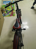 凤凰（Phoenix）儿童自行车山地车学生车脚踏车6-12-18岁童车 霸道 黑红色 24寸 实拍图