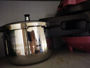 苏泊尔（SUPOR）304不锈钢5.2L压力锅22cm【2-4人适用】快煮防爆高压锅电磁炉通用 实拍图
