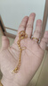 周生生黄金足金满天星项链黄金素链女款09263N 计价 45厘米7.55克 实拍图