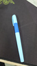 晨光文具小学生钢笔套装暑假练字正姿可擦（1钢笔+1吸墨器+6墨囊3.4mm） 纯蓝优握写字笔蓝HAFP2017 实拍图