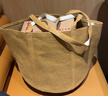 无印良品（MUJI）纸编水桶状编织斜挎包 托特包大 新款 实用 大气 礼物 实拍图