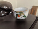 容山堂官窑彩绘茶杯大小号可养开片主人杯单个杯盏品茗杯功夫茶具 官窑茶杯-事事如意 实拍图