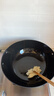 苏泊尔（SUPOR）炒锅双耳炒锅铁锅深型平底无涂层铸铁炒锅燃气电磁炉通用加深加大 34CM(适合3~7人)  34cm 实拍图