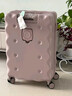 海澜之家（HLA）饼干款行李箱女大容量拉杆箱男旅行密码箱托运 香芋紫24英寸  实拍图