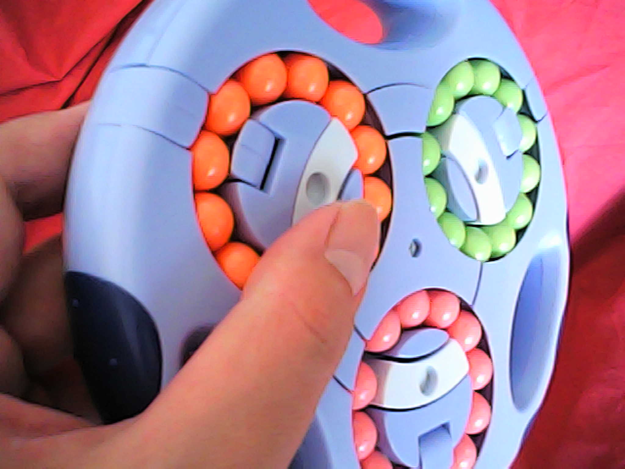 马丁兄弟魔方魔豆儿童玩具解压双平面滚珠创意减压指尖陀螺玩具生日礼物 实拍图