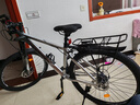 凤凰自行车成年人男女变速自行车青少年单车越野公路车学生山地自行车 铝架/蓝图变速/正新轮胎/条轮灰 24速27.5寸【适合170-195cm】 实拍图
