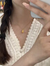 中国黄金（CHINA GOLD）黄金项链女士足金葫芦吊坠转运珠首饰生日礼物送女友老婆 【京速达】足金葫芦吊坠约0.3g*配银链 实拍图
