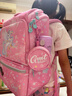 Gmt for kids小学生书包儿童超轻护脊大容量抗菌礼物1-4年级女粉羽独角兽Light 实拍图