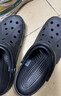 CROCS卡骆驰洞洞鞋贝雅男鞋女鞋轻便耐磨一脚蹬拖鞋休闲鞋|10126 【预售】黑色-001 45 (290mm) 实拍图