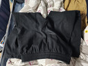 顶峰保罗（Dingfengbaoluo）纯棉工装裤男复古百搭美式休闲痞帅弯刀阔腿长裤子ZX02黑色XL 实拍图