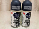 妮维雅（NIVEA）抑汗香体止汗露腋下干爽滚珠男士黑白出众爽身走珠液50ml*2 实拍图