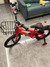 永久（FOREVER）自行车儿童单车小孩学生山地车宝宝脚踏车16寸可拆辅助轮红色 实拍图