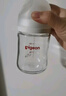 贝亲（Pigeon）奶瓶 婴儿喝奶瓶  宽口玻璃水瓶 新生儿奶瓶 宝宝喝奶瓶 240ML 带M奶嘴 （3-6个月） 实拍图