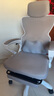 朗域轩品人体工学电竞椅人工力学座椅久坐护腰宿舍游戏电脑椅子可躺写字椅 【4级气杆】乳胶+搁脚+逍遥-白灰 120-155度(含) 联动扶手 四向腰托 实拍图