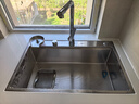 卡琥U8pro集渣304不锈钢水槽大单槽厨房家用左侧排水洗碗槽洗菜盆9050 75×48银色【左右下水可选】 实拍图