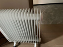 美的（Midea）【强劲热力】电热油汀/取暖器家用/加热电暖器/17片电暖气片/立式加热器大面积加湿恒温 HYW30GW 实拍图